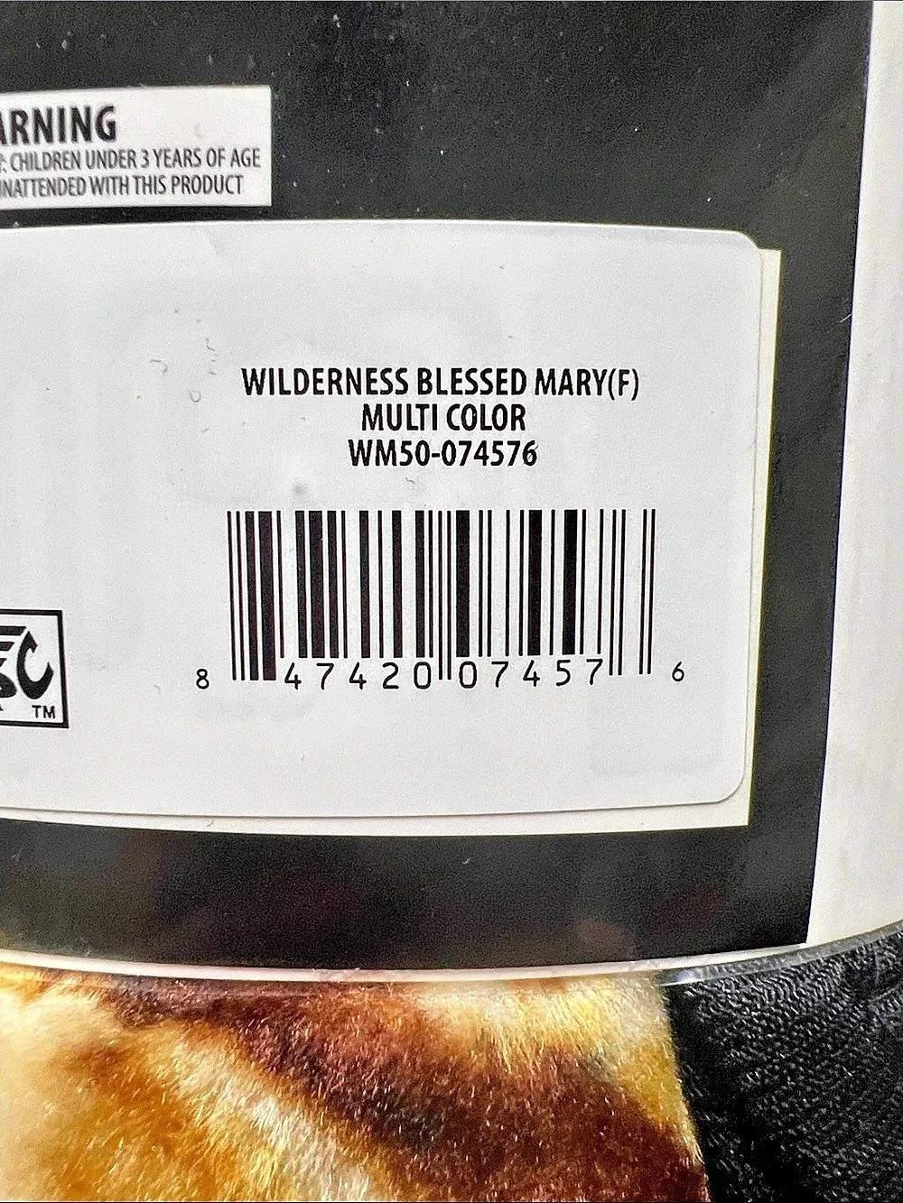 Wild Frontier Wilderness Blessed Mary Plush Throw NWT